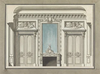 Abschnitt eines Salons